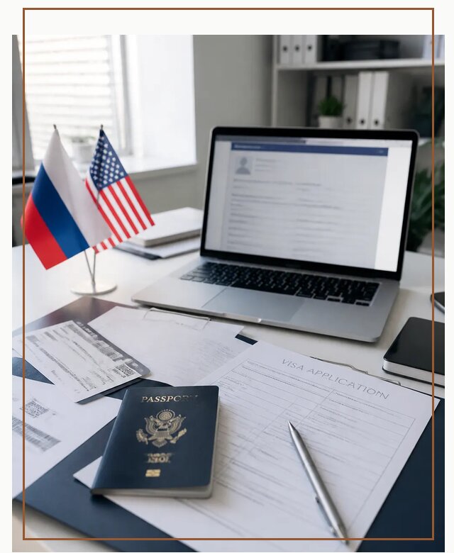 Оформление визы в США для туристов и бизнеса в Биробиджане