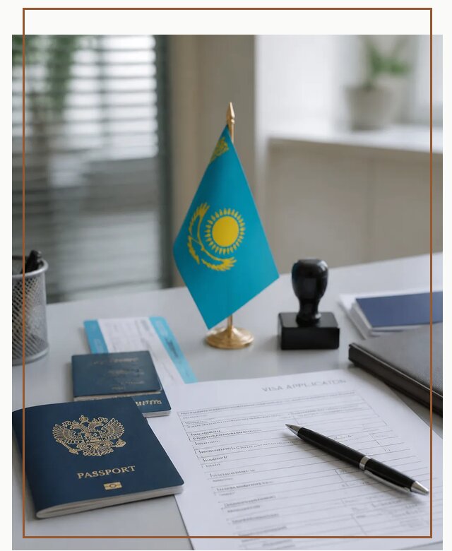 Оформление визы в Казахстан для поездки и работы в Биробиджане